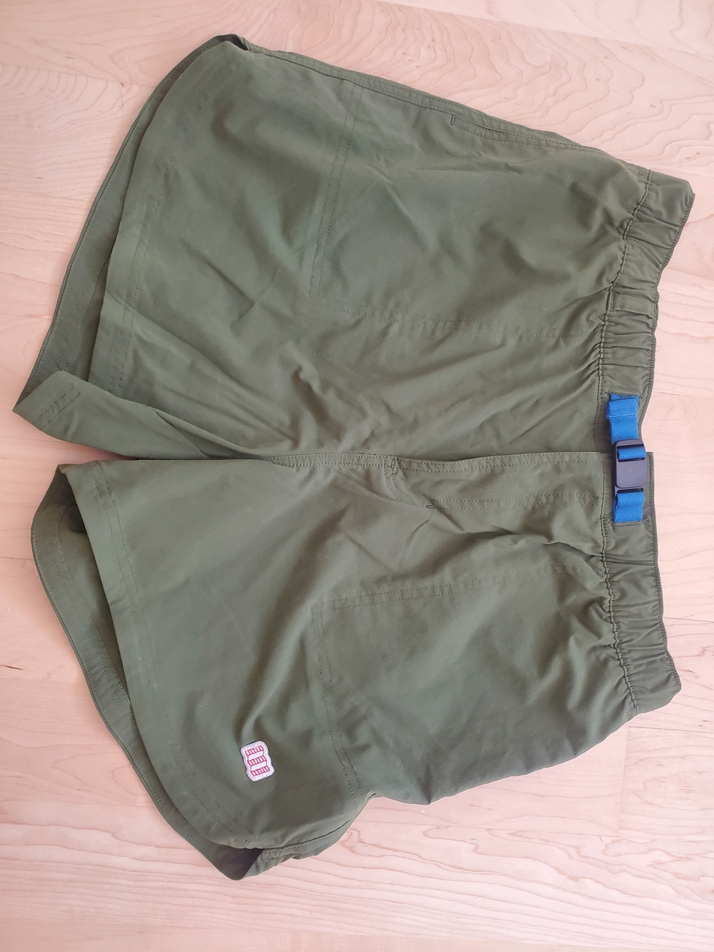 Topo Designs River Shorts with Blue Belt